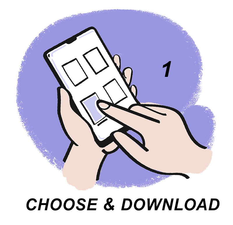 Choose and download